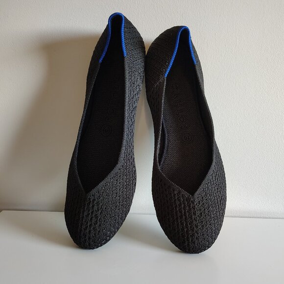 Rothy’s Flat - Black Honeycomb - Women’s size 10 - NWOB - Picture 1 of 5
